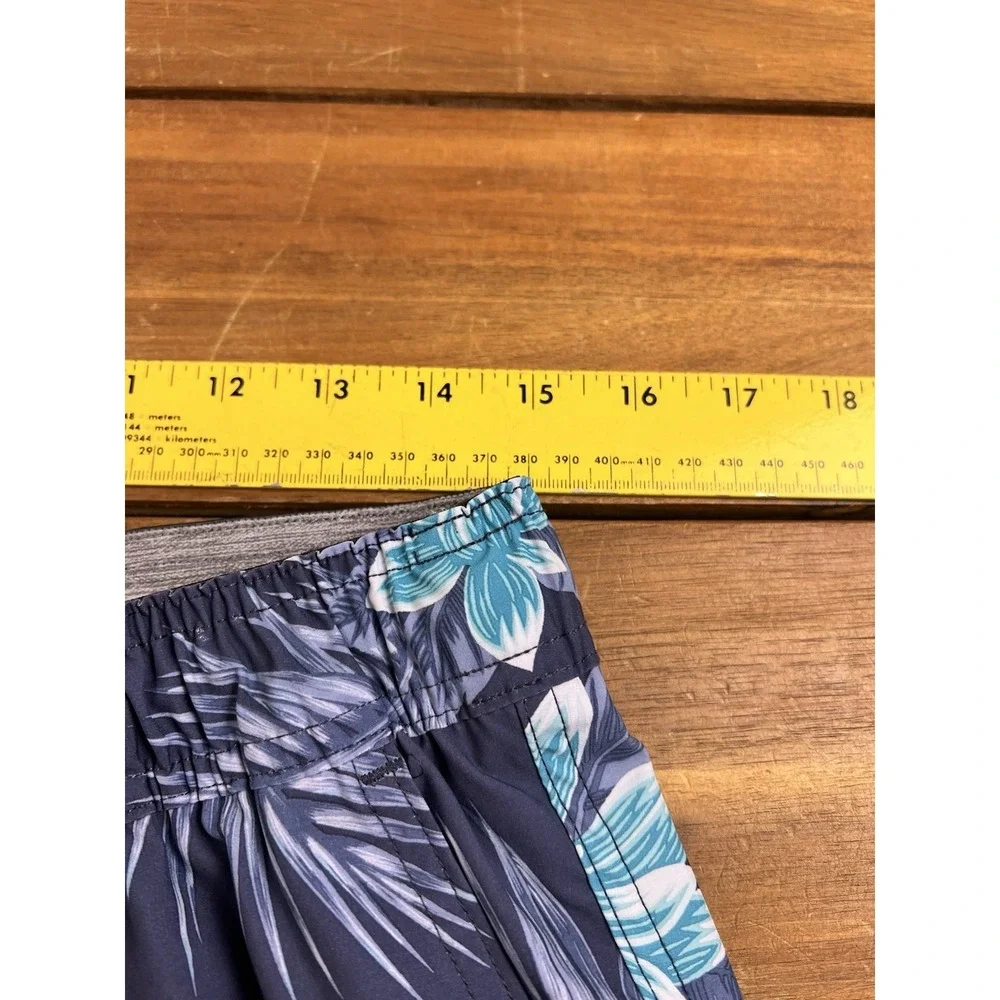 Hurley Men's Lightweight Volley Swim Shorts in Blue Trunks Men's L NWOT